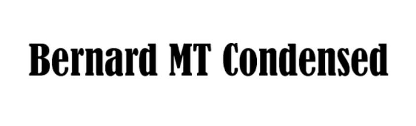 Bernard Mt Condensed Free Download Mac